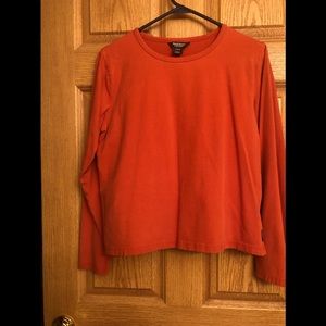 Woolrich orange long sleeve tee size L